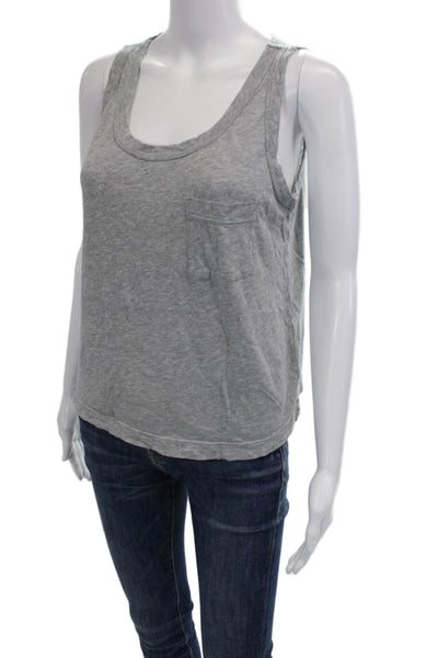 Eberjey Women Basic Jersey Tank Gray Sleeveless Size S