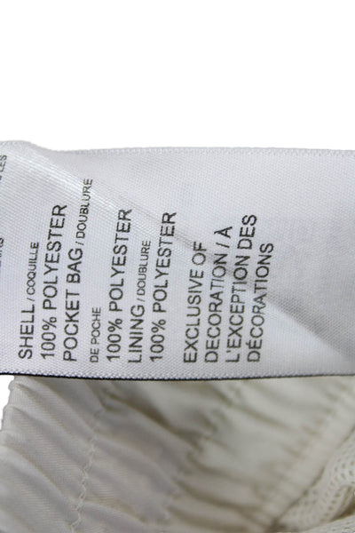 Puma Womens Stretch Casual Pants Cream Size M