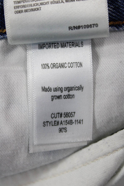 Agolde Women Boyfriend Mom High Rise Blue Jeans Size 23