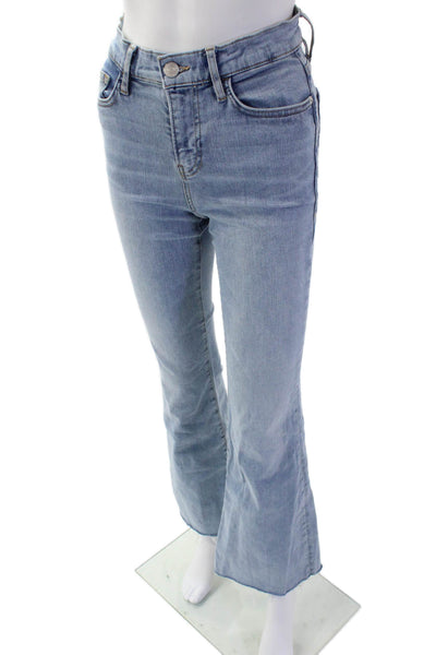 Frame Women Bootcut Flare Jeans Light Blue High Rise Size 24