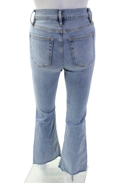 Frame Women Bootcut Flare Jeans Light Blue High Rise Size 24