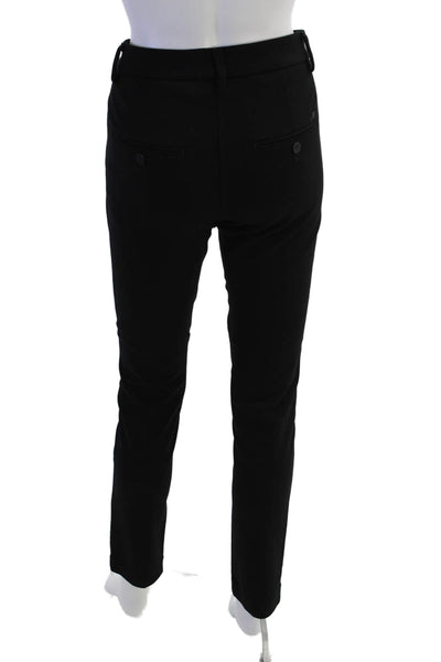 Masons Womens Studded Detail Pocketed Straight Leg Pants Black Size 42