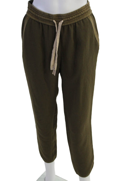 Wilfred Womens Drawstring Waist Tapered Pants Brown Size 2