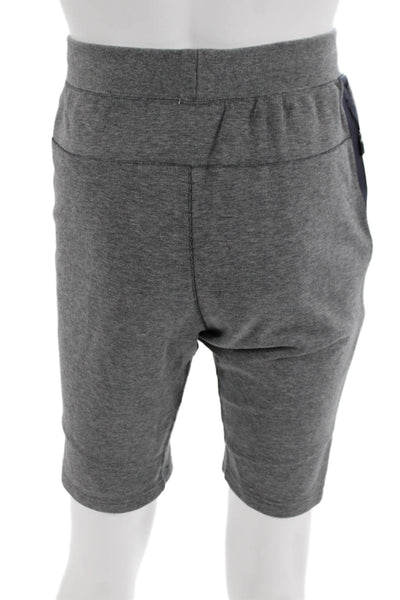 Nike Mens Cotton Pocketed Zippered Detail Athletic Shorts Gray Size XL