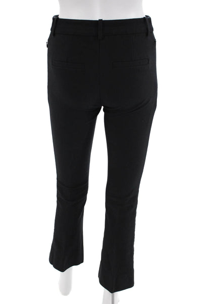 Derek Lam 10 Crosby Womens Creased Flare Leg Dress Pants Black Size 00