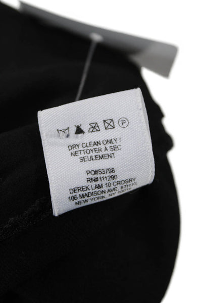Derek Lam 10 Crosby Womens Creased Flare Leg Dress Pants Black Size 00