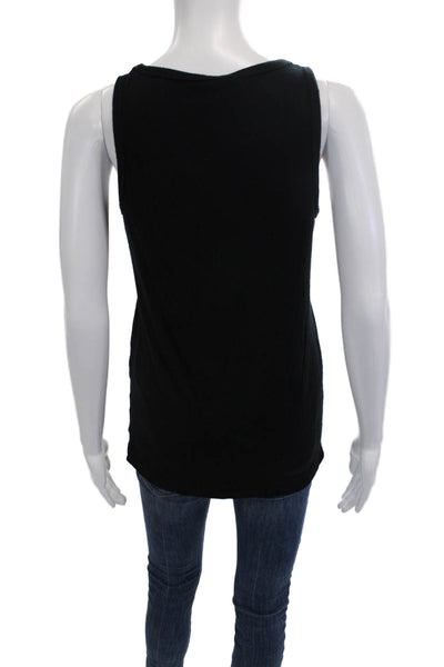 Hatch Women Maternity Basic Tank Black Sleeveless Size 3