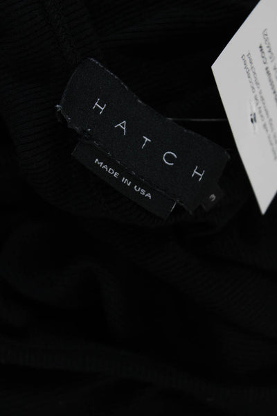 Hatch Women Maternity Basic Tank Black Sleeveless Size 3