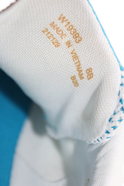 Cole Haan Grand Series Womens Woven Low Top Sneakers White Blue Size 8 B