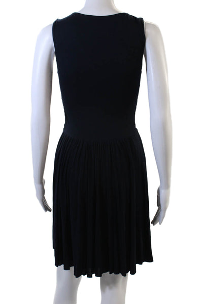 Bailey 44 Women Fit & Flare Tank Dress Black V-Neck Size XS