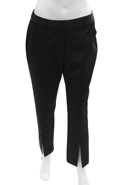 C/MEO Collective Womens Pocketed Ankle Slit Detail Pants Black Size M
