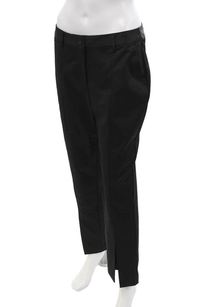C/MEO Collective Womens Pocketed Ankle Slit Detail Pants Black Size M