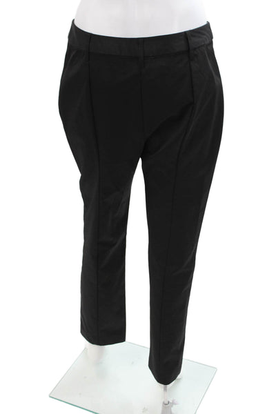 C/MEO Collective Womens Pocketed Ankle Slit Detail Pants Black Size M