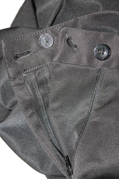 C/MEO Collective Womens Pocketed Ankle Slit Detail Pants Black Size M