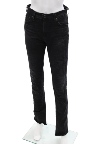 AG Unisex Skinny Straight Black Jeans Size 27