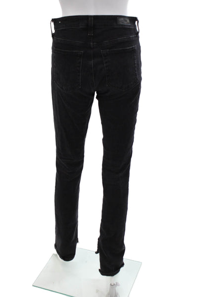 AG Unisex Skinny Straight Black Jeans Size 27