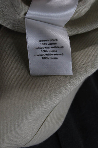 ONIA Mens Beige Collared Short Sleeve Viscose Button-Up Shirt Size S