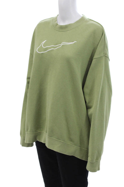 Nike Unisex Pullover Sweatshirt Green Size XL