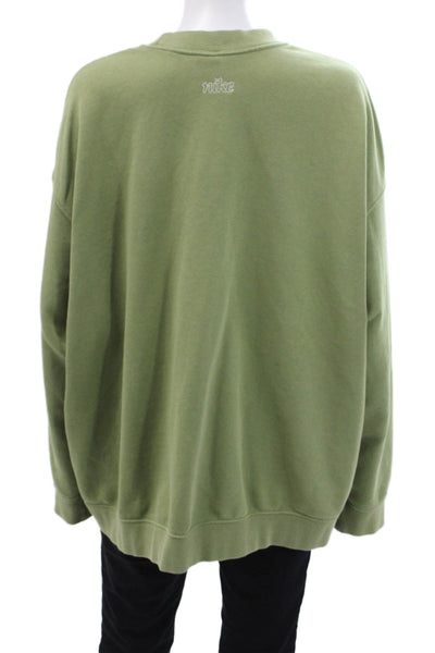 Nike Unisex Pullover Sweatshirt Green Size XL