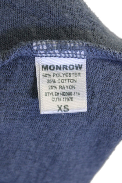 Monrow Women's Tapered Leg Drawstring Waist Jogger Pants Gray Size XS