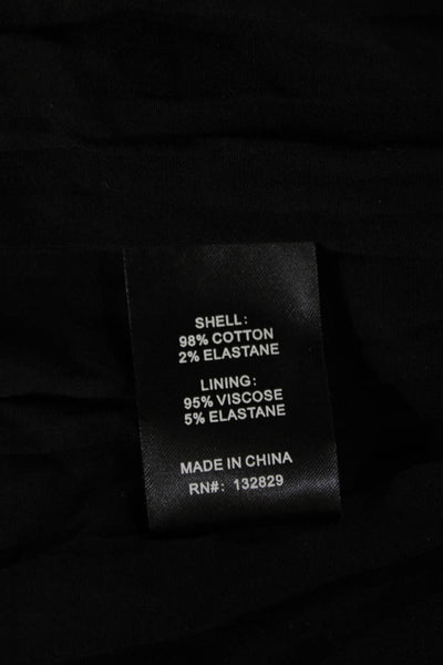 Lovers + Friends Womens Fit & Flare Mini Dress Black Sleeveless Zip Size L