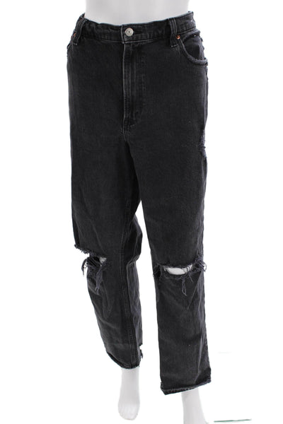 Abercrombie & Fitch Women Straight Black Jeans Size 12