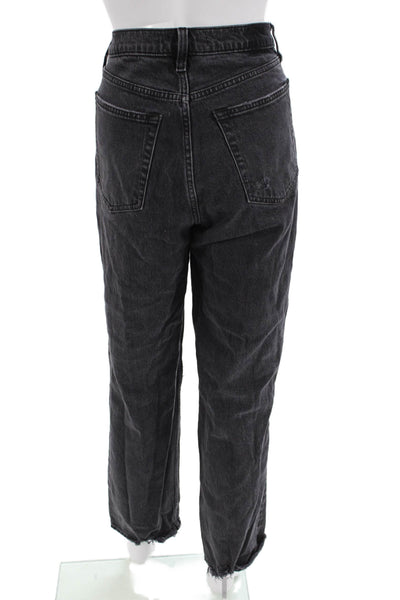 Abercrombie & Fitch Women Straight Black Jeans Size 12