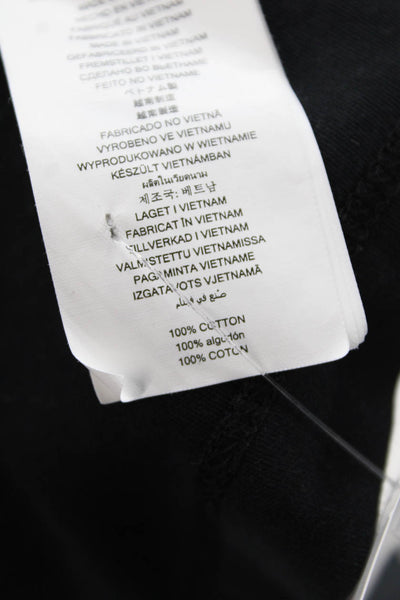 Michael Kors Mens Black Cotton Crew Neck Short Sleeve T-Shirt Size S