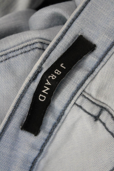 J Brand Women Skinny Ankle Mid-Rise Light Blue Jeans Size 25