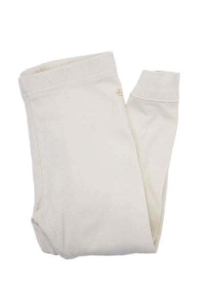Petit Bateau Baby Girls Elastic Slip-On Leggings Yellow Size 18M