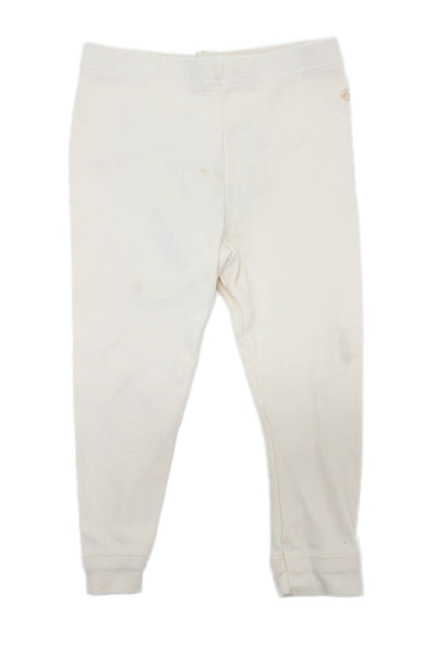 Petit Bateau Baby Girls Elastic Slip-On Leggings Yellow Size 18M