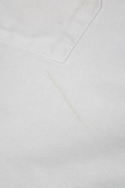 Leo & Zachary Boys Cotton V-Neck Short Sleeve T-Shirt White Size S