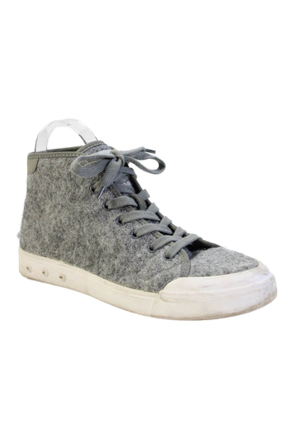 Rag & Bone Womens Round Toe Lace Up High Top Sneakers Gray 38.5 8.5