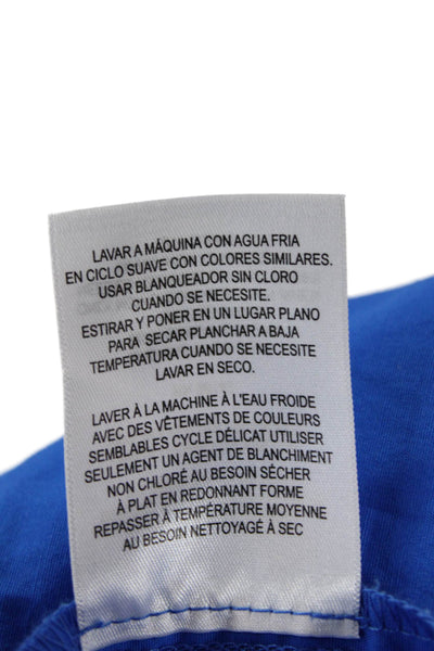 London Times Women Maxi Sundress Square Neck Blue Zip Size 6
