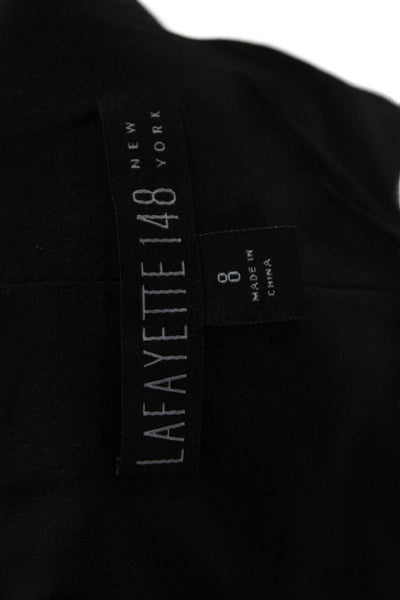 Lafayette 148 New York Womens Button Down Suit Jacket Grey Size 8