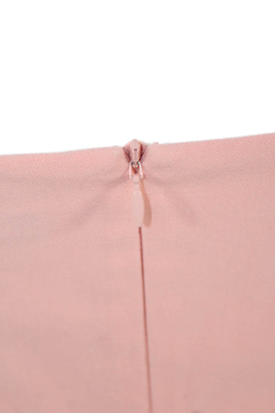French Connection Women Fit&Flare Mini Dress Pink Square Neck Sleeveless Size 4