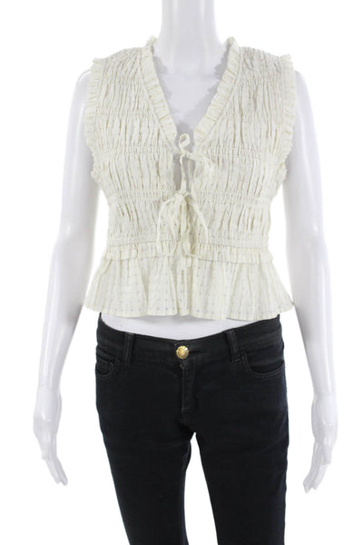 Avenue Montaigne Women Cropped Striped Brown Pants Size 2