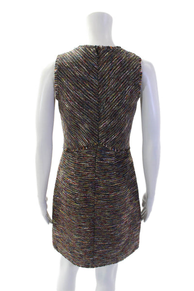 Sam Edelman Women Sheath Mini Striped Multi-Color Dress Size 0