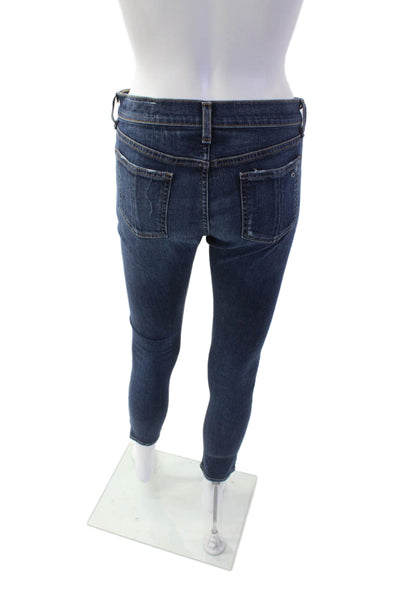 Rag & Bone Jean Womens Ankle Skinny Jeans Dark Blue Size 27