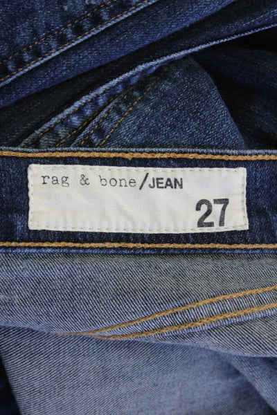 Rag & Bone Jean Womens Ankle Skinny Jeans Dark Blue Size 27