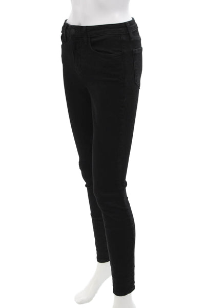 L'Agence Women Skinny Jeans Black High Rise Size 26