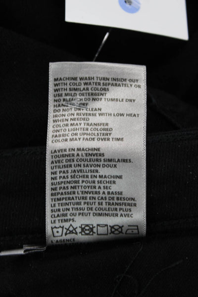 L'Agence Women Skinny Jeans Black High Rise Size 26