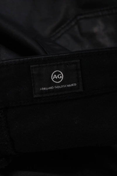 AG Adriano Goldschmied Womens The Legging Ankle Skinny Pants Black Size 25