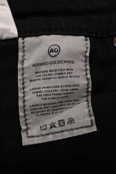 AG Adriano Goldschmied Women Ankle Skinny Jeans Black High Rise Size 26