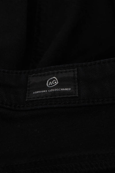 AG Adriano Goldschmied Women Ankle Skinny Jeans Black High Rise Size 26