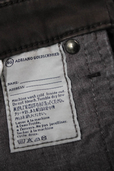 AG Adriano Goldschmied Womens The Legging Ankle Pants Java Brown Size 26