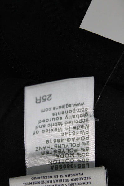 AG Adriano Goldschmied Womens The Leggings Skinny Ankle Pants Black Size 25