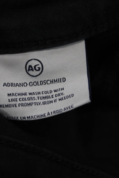 AG Adriano Goldschmied Womens The Leggings Skinny Ankle Pants Black Size 25