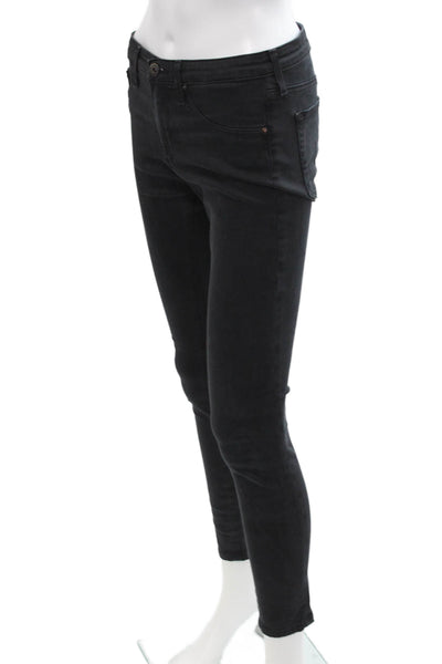 AG Adriano Goldschmied Womens The Legging Ankle Pants Black Size 26