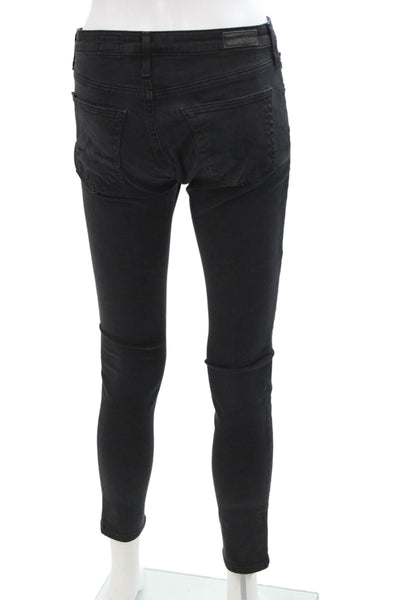 AG Adriano Goldschmied Womens The Legging Ankle Pants Black Size 26